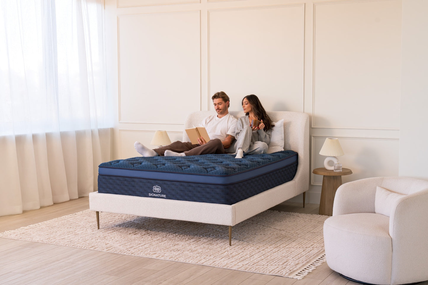 Signature Hybrid Mattress With Cloud Cooling Pillowtop